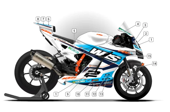Alternative view of KTM 990 RC R 2026