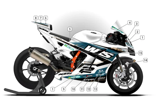 Alternative view of KTM 990 RC R 2026