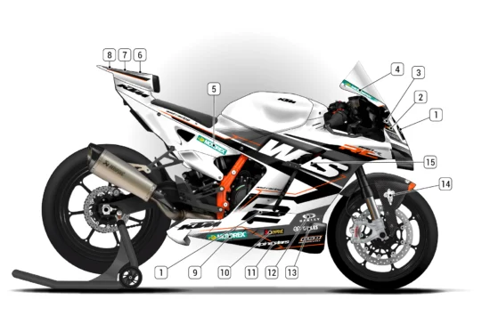 Alternative view of KTM 990 RC R 2026