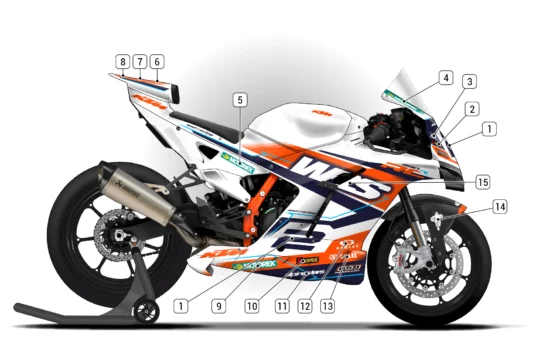 Alternative view of KTM 990 RC R 2026