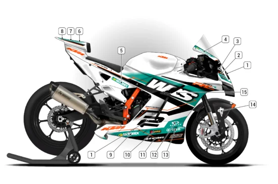 Alternative view of KTM 990 RC R 2026